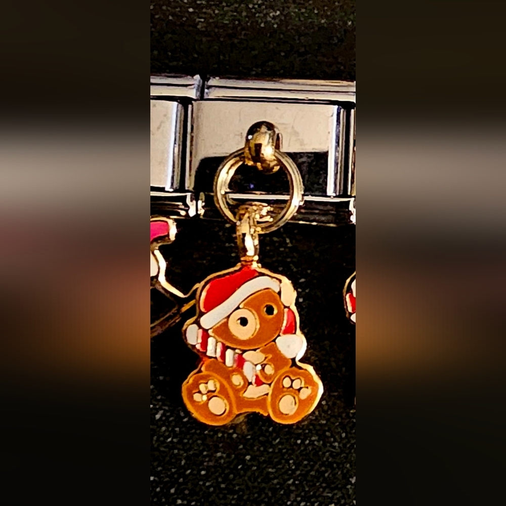 Christmas Bear Italian Charm